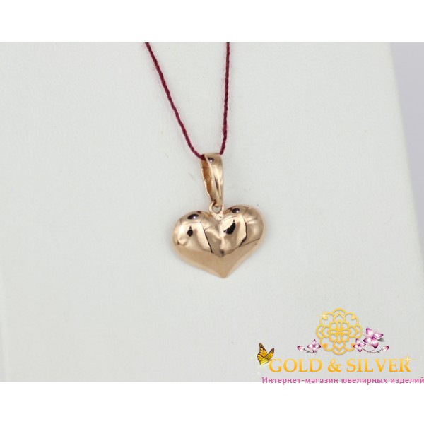 Жіночий золотий кулон Серденько 100125 , Gold &amp Silver Gold & Silver, Украина